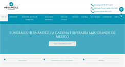 Desktop Screenshot of funeraleshernandez.com